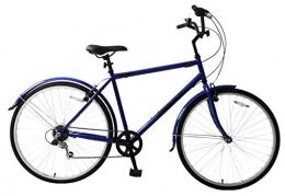 Ammaco Bike Ammaco. Kensington 700c Hybrid Trekking City Commuter Bike Bicycle 20" Frame 6 Speed Shimano Blue / Black
