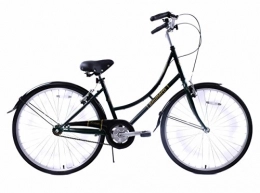  Comfort Bike AMMACO TRADITIONAL HERITAGE DUTCH STYLE LADIES BIKE RACING GREEN 16" FRAME