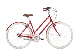 Barracuda Bike Barracuda Women's Delphinus 3 Vintage Bike Speed Hub Gear, Red, 16-Inch