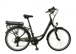 Basis Comfort Bike Basis Cardinal FS Step Through Hybrid Electric Bike 2021, 26" Wheel, 13Ah Battery - Satin Black