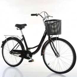  Comfort Bike Bike / 16-20 Inch, Bicycle / unisex / student / commuting / city / leisure / travel / retro / adult-black-18INCH