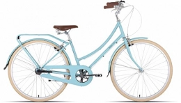 Bobbin Bikes Comfort Bike Bobbin Birdie 8 Luxe, Ladies Traditional Bike, 700c" (2 Colour Options) (Light Teal, 40cm)