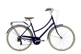 Bobbin Comfort Bike Bobbin Brownie Bike Dutch Style 700c 29-inch Wheel City Bicycle Mens Bike, Ladies Bike, 7 Speed with Lightweight Alloy Frame (S / M, Blueberry)