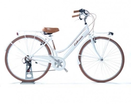 Cobran City Bike Vintage Retro Aluminium, white