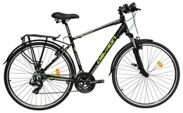 DEVRON Comfort Bike Devron Trek T1, 8 28 Inch 54 cm Men 21SP Rim Brakes Black