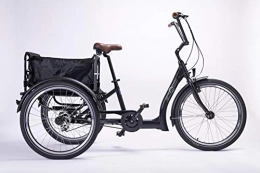 ECOSMO Bike ECOSMO 24" Wheel New Trike Tricycle Bike Bicycle 3 Speeds Disc brake - 24T02BL