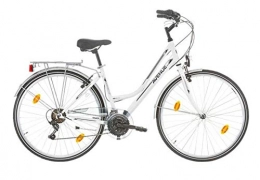 Expert Comfort Bike Expert Avenue 28 Inch 46 cm Woman 18SP Rim Brakes White