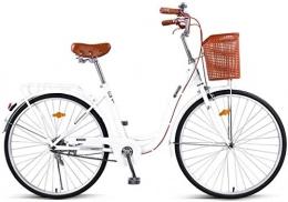 FEE-ZC Bike FEE-ZC Universal City Bike 26 Inch Single Speed Commuter Bicycle Lightweight For Adult