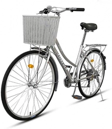 FEE-ZC Comfort Bike FEE-ZC Universal City Bike 7-Speed Commuter Bicycle Aluminum Alloy Frame For Adult