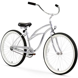 Firmstrong Comfort Bike Firmstrong Urban Lady Single Speed - Women's 26" Beach Cruiser Bike (Chrome)