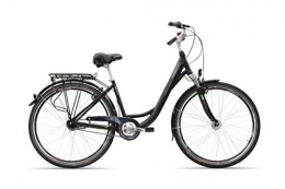 HAWK Bikes Comfort Bike HAWK Bikes City Wave Black Inch 26 Inch Gear 3-G
