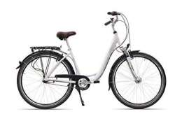HAWK Bikes Comfort Bike HAWK Bikes City Wave White Inch 28 Inch Gear 3-G
