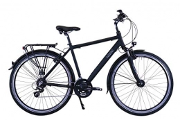 Hawk Comfort Bike Hawk Trekking Gent Premium, Adult (Unisex), Black, 52 cm
