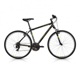 Kelly's Comfort Bike Kellys Cliff 10 Trekking bikes, Black 21'' Yellow
