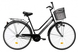 Kreativ Comfort Bike Kreativ City Women 28 Inch 50 cm Woman Coaster Brake Black