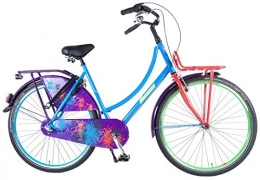 Kubbinga Comfort Bike Kubbinga Women's Salutoni Urban Transport Shimano Nexus 3 Speed 56 cm Ladies Bike, Blue / Green, 28-Inch