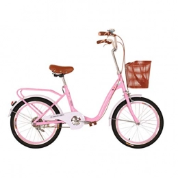 MC.PIG Comfort Bike MC.PIG City Commuter Bike-20 Inch Lightweight Adult City Bicycle Aluminum City Bike Vintage Bike, Classic Bicycle, Retro Bicycle, Women'S Bicycle, Dutch Bike for Male and Female Students