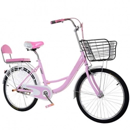 MC.PIG Bike MC.PIG Commuter Bike-Ultra-Light and Portable 20 / 22 Inch Bicycle Lightweight Adult City Bicycle For City Riding and Commuting for Mens Women City Bicycle (Color : Pink, Size : 20 inches)