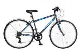 Natural Comfort Bike Natural Energy Mens Crossbar Trekking Bicycle, 700c, 6 Speed - Grey