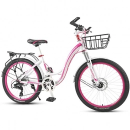 NBWE Comfort Bike NBWE Mountain Bike Bicycle Off-Road Road Racing Speedable Women's Adult Male Students 24 Inch 26 Inches Commuter bicycle