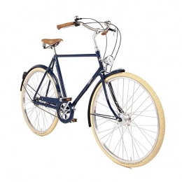 Pashley Comfort Bike Pashley Briton – Bike with Light – Elegant Design – Up Losradeln – Classic Features – 5 Speed Gear Shift Frame 20.5 Dark Blue Beschwingt, Light, Refreshing, dark blue