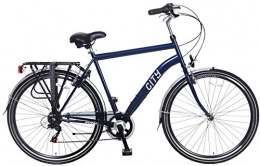 POPAL Comfort Bike POPAL City 6 Speed 28 Inch 49 cm Men 6SP Rim Brakes Blue