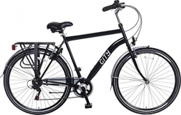 POPAL Comfort Bike POPAL City 6 Speed 28 Inch 57 cm Men 6SP Rim Brakes Black