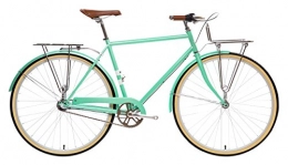 State Bicycle Co  State Bicycle Co. City Bike Deluxe | The Keansburg Lightweight 3-Speed Dutch Style Urban Cruiser | Medium 53cm