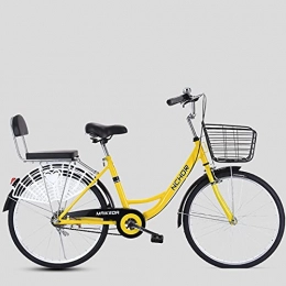 Swing around Comfort Bike Swing around 31-Inch, 28-Inch Adult Bicycles for Men And Women, Women's Bicycles, Students Commuting Shared Bicycles, Yellow, 80cm