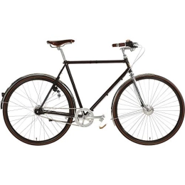 Velorbis Comfort Bike Velorbis Fritz Hansen Danish Design Comfort Bicycle for Men, 7 Speed, 23" Steel Frame Classic Design, Handmade in Germany (Brown, 57 cm) (Brown, 57 cm)