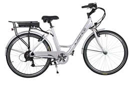 Vitesse Comfort Bike Vitesse Advance Electric Bike, 7 Speed Gear System E-Bike, Well Balanced & Reliable Electric Bikes For Adults, Fun & Smooth Riding Electric Bicycle With Front & Rear Mudguards - VIT0034 Silver