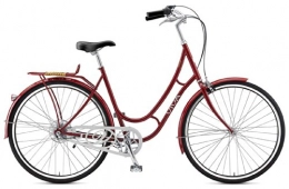 Viva Comfort Bike Viva Juliett 3 City Bike, 28 inch Wheels, Women's Bike, Red, 47 cm Frame