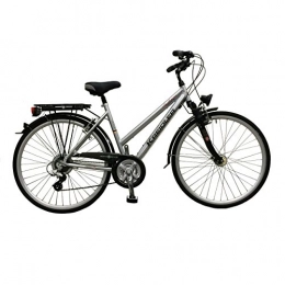 Kreidler Comfort Bike Women's Bicycle City Bike City Wheel Kreidler Le Havre Silver Hybrid Bike Frame Height 45cm