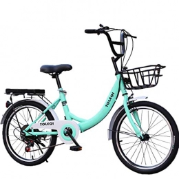 Y & Z Comfort Bike Y & Z Male and female adult student bicycle, Green-Length: 140 cm
