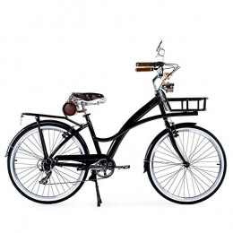 CCVL Cruiser Bike CCVL Bicycle Adult Children Ultra Light Travel Bicycle Suitable For Urban Work And Leisure Riding, Black