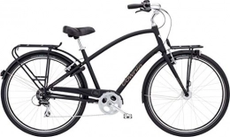 Electra Bike Electra Townie Commute 8D EQ Men's Beach Cruiser Bicycle 28Inches Wheel Lights, Multi-Coloured, black