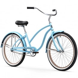 Firmstrong Bike Firmstrong Chief Lady Single Speed Beach Cruiser Bicycle, 26-Inch, Light Blue