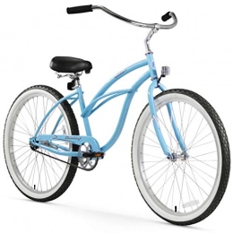 Firmstrong Bike Firmstrong Urban Lady Single Speed - Women's 26" Beach Cruiser Bike (Baby Blue)
