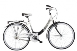 Lombardo Women's Rimini Single-Speed City Bike - White/Black, 17 inch