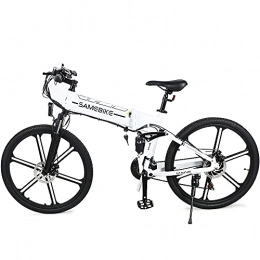 Samebike Electric Bike SAMEBIKE L026-  Upgrade 26" Electric Mountain Bike 48V 10AH(White)