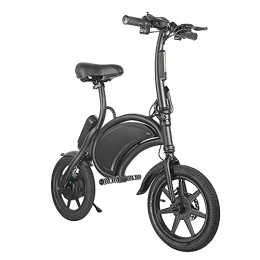 14 inches Folding E-Bike Full Throttle Electric Bicycle 350-watt high speed motor achieving top speed of 20-25km/h, powered by 36V battery, with a range of 20km