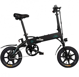 BBYT Bike 18 '' Electric Bicycle Folding Electric Bike Ebike, with 36V 10.4Ah Removable Lithium-Ion Battery, 250W Motor and Professional 8 modes, Black