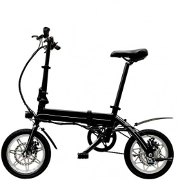 StAuoPK Electric Bike 1885 PRO Folding Electric Bike - Portable Easy to Store in Caravan, Motor Home, Boat. Short Charge Lithium-Ion Battery and Silent Motor eBike, Black