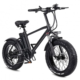 Electric oven Electric Bike 20" Electric Mountain Bike for Adults 750W Motor with 48V 15Ah Lithium Battery 18.6 MPH Beach Mountain E-Bike for Adults Professional 7 Speed Gears