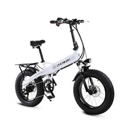 SHJR Bike 20 Inch Adult Foldable Mountain Electric Bike, 350W 48V Lithium Battery, Aluminum Alloy Super Long Cruising Ability Electric Bicycle, B