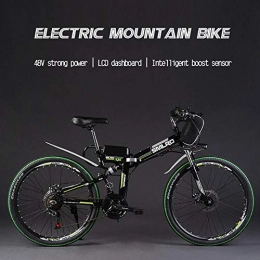 AKEFG Electric Bike 2020 Upgraded Electric Mountain Bike, 350W 26'' Electric Bicycle with Removable 48V 20AH Lithium-Ion Battery for Adults, 21 Speed Shifter