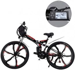 NOLOGO Electric Bike 24 26 inch electric mountain bikes 21-fold removable lithium battery Mountain Electric folding bike with hanging bag Three riding modes Suitable for men and women