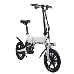 Fbewan Electric Bike 250W Brushless Gear Motor Folding Electric Bike 20 Inch Electric Bicycle Dual Disc Brakes 36V 7.8Ah Removable Lithium-Ion Battery Electric Bike Power Assist, White