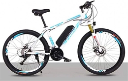CCLLA Electric Bike 26" All Terrain Shockproof Ebike, Electric Mountain Bike 250W Off-Road Bicycle for Adults, with 36V 10Ah Removable Lithium-Ion Battery for Men And Women (Color : Natural)
