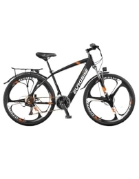 EUROBIKE Electric Bike 26" Electric Mountain Bike with Front Fork Shock Absorption, Integrated 3-Blade Motor Wheel, and Built-in Lithium Battery - X7 E-Bike